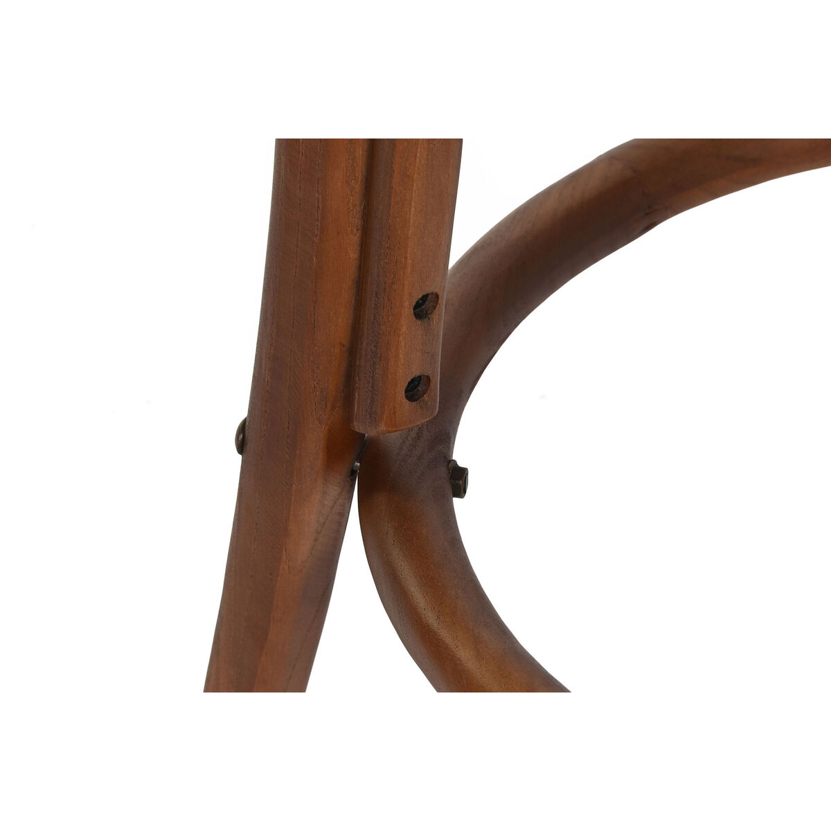 Stolček DKD Home Decor Rjava Temno rjava 43 x 43 x 108 cm