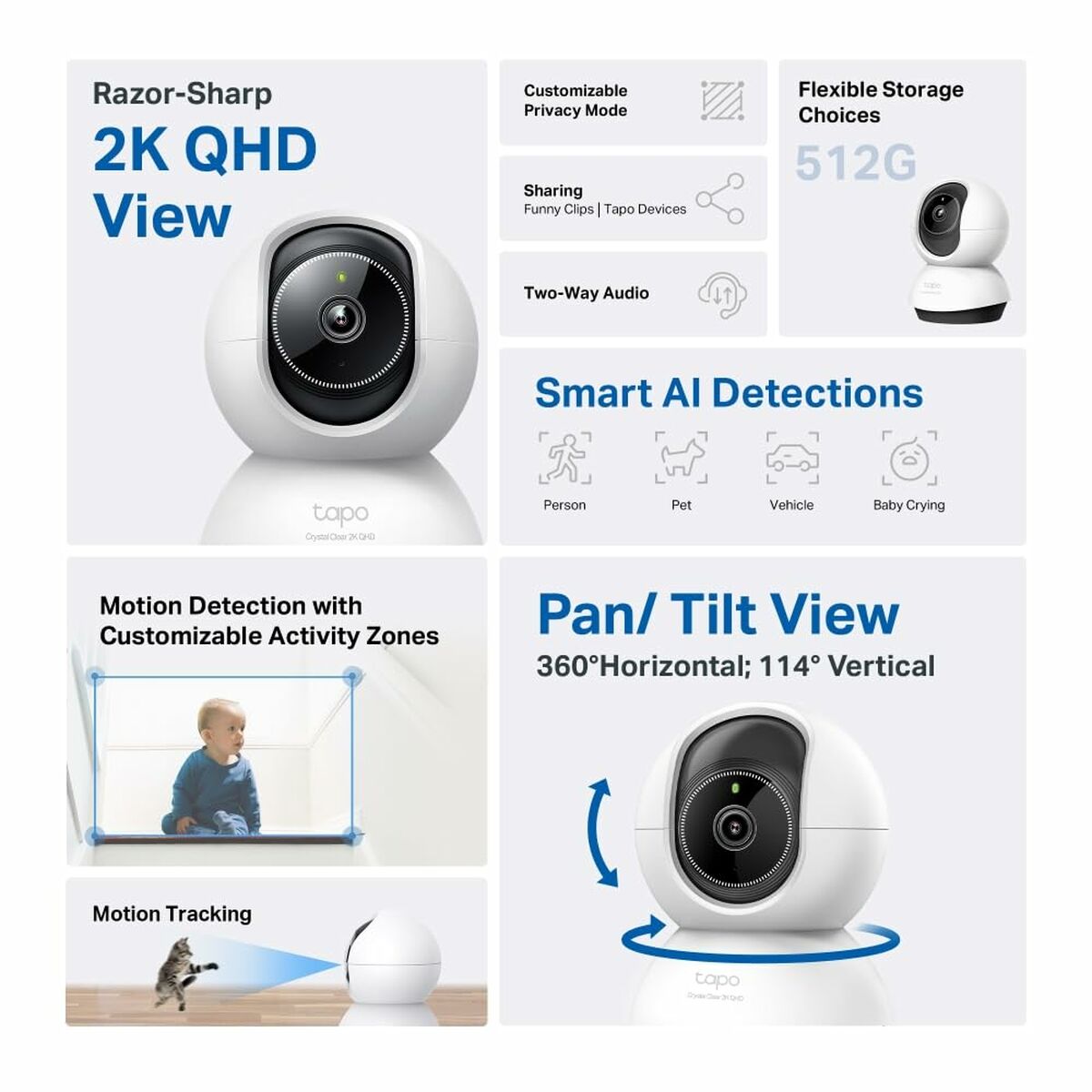 Stebėjimo kamera TP-Link TC72