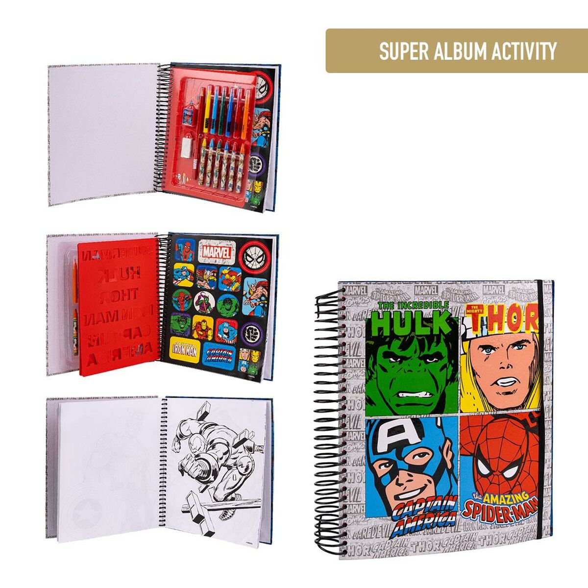 Joonistuskomplekt Marvel