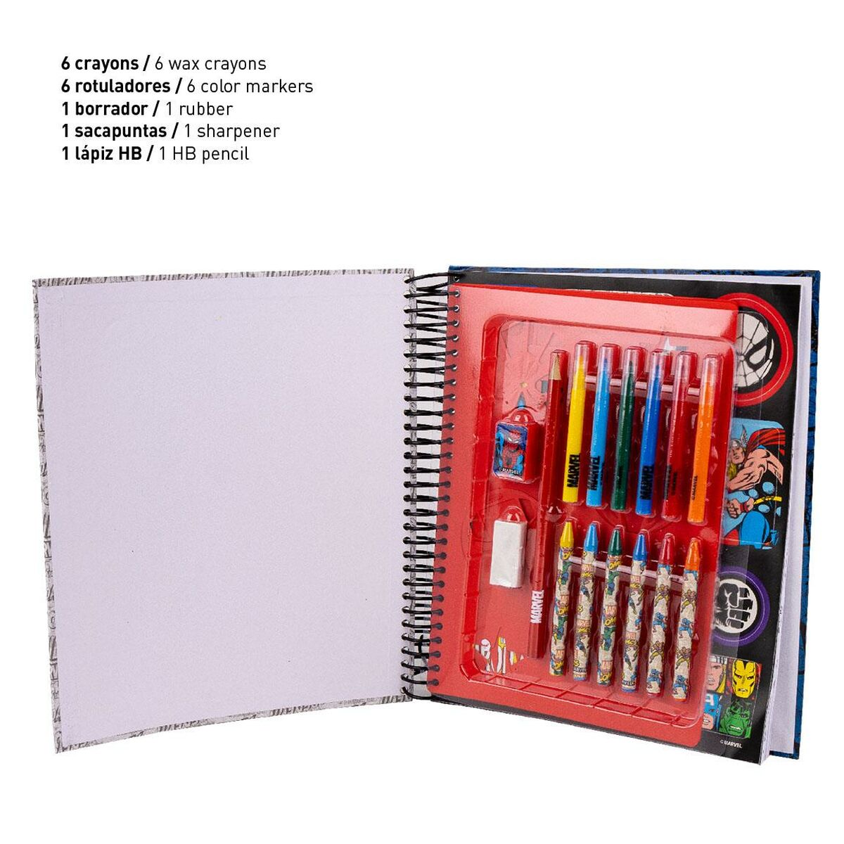 Set pentru desen Marvel