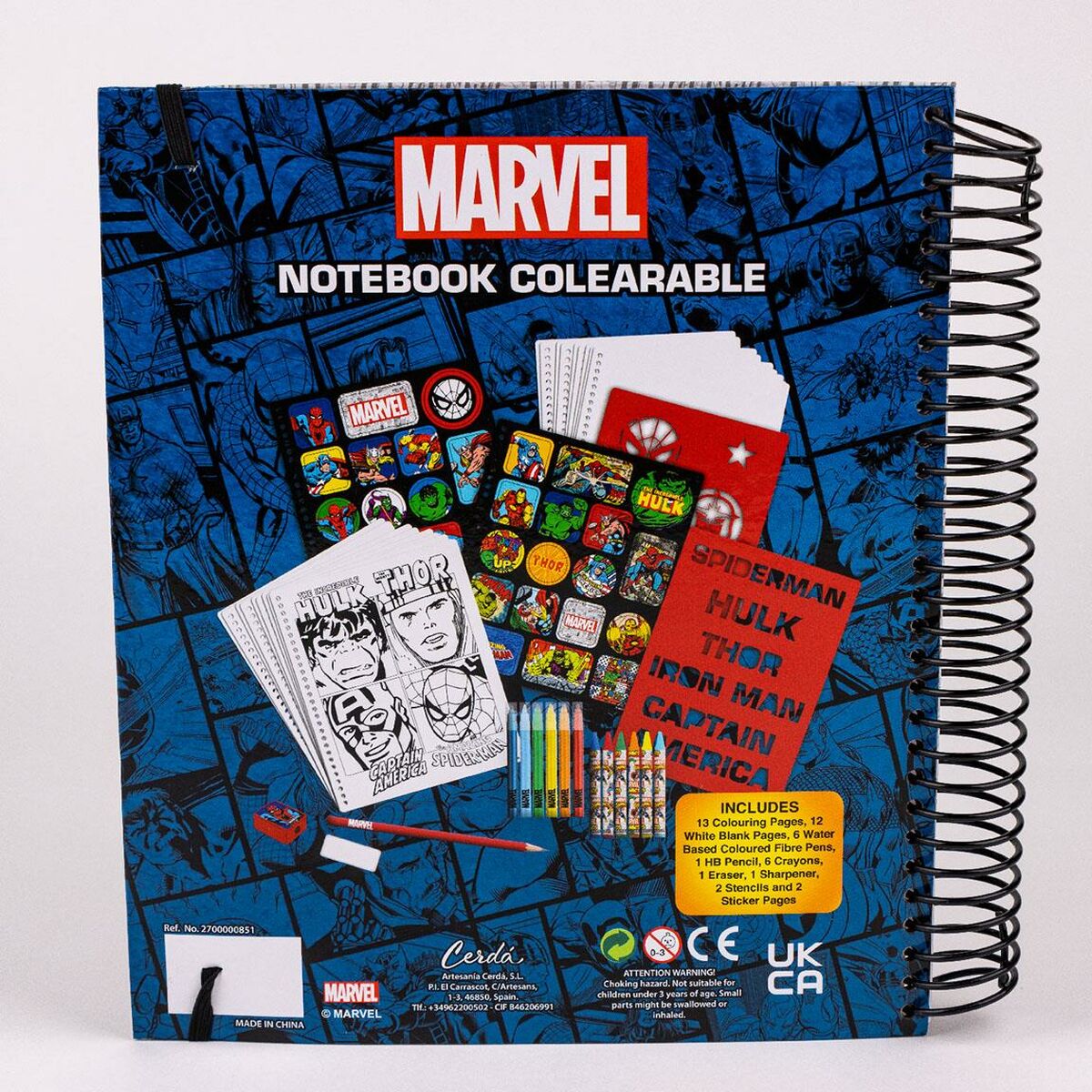 Piirustussetti Marvel