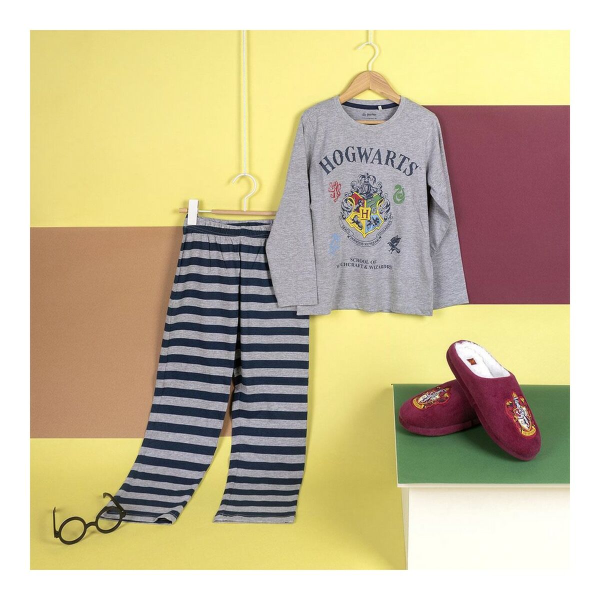 Pyjamas Barn Harry Potter Grå