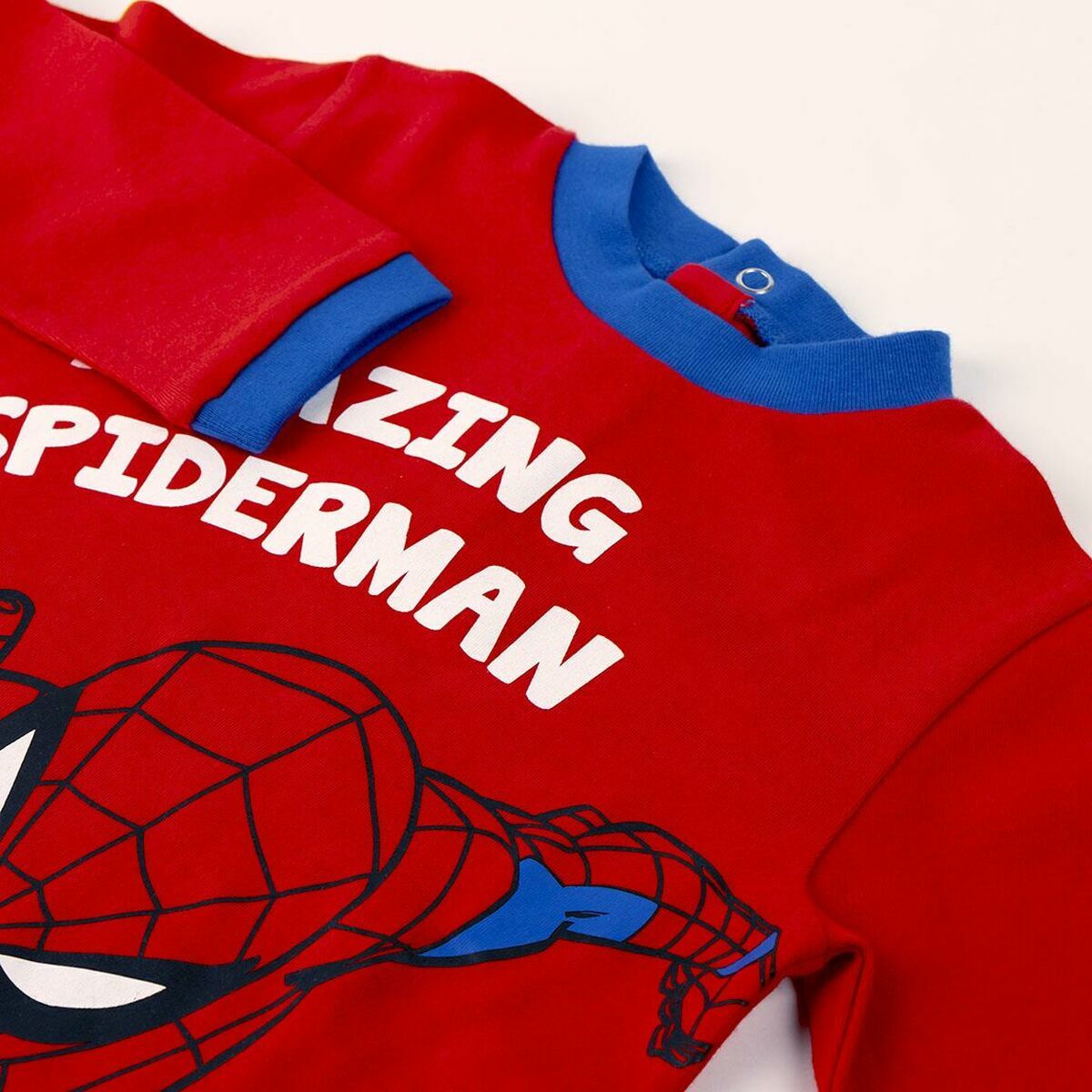 Pyžamo Dětské Spider-Man Modrý