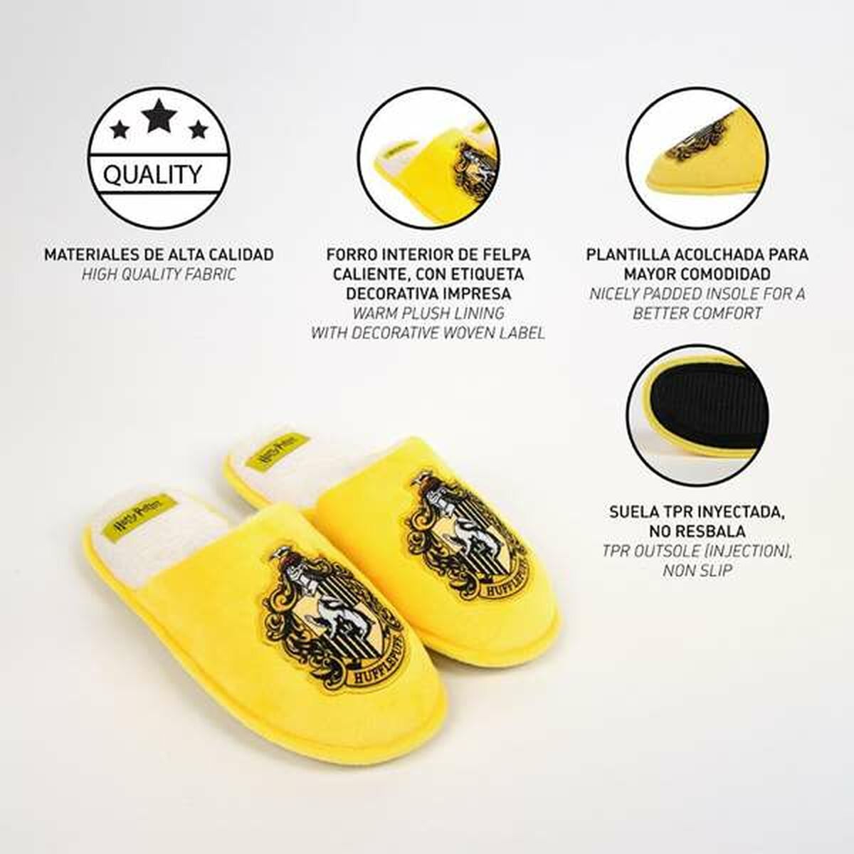 Chaussons Harry Potter Jaune