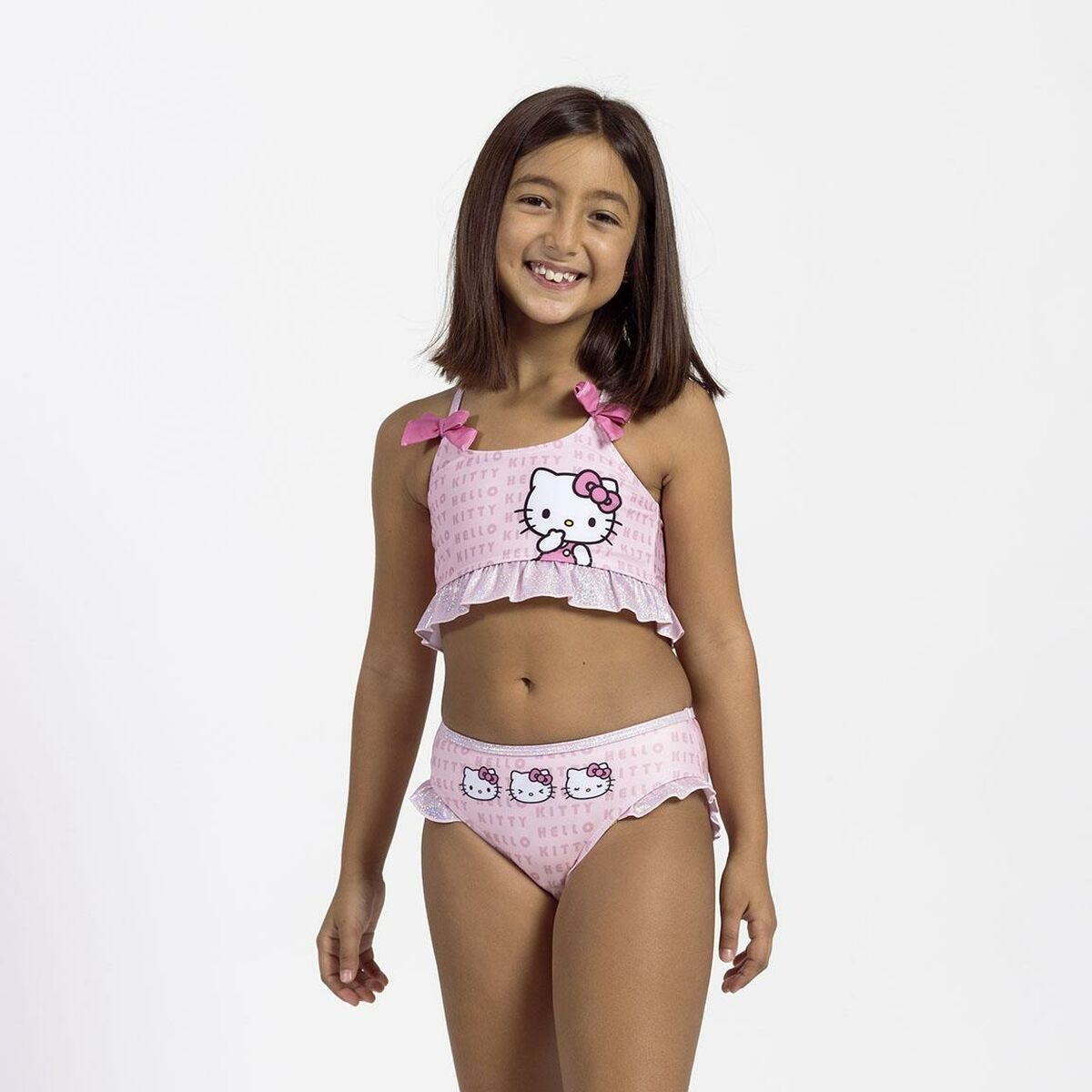 Bikini Hello Kitty Ljusrosa