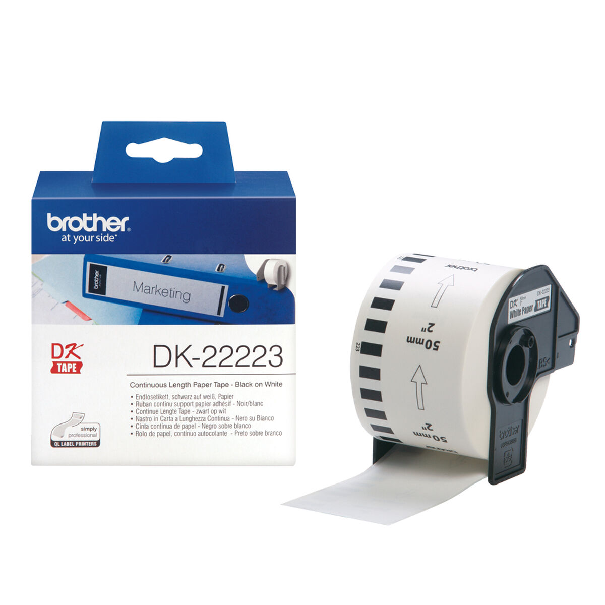 Printer labels Brother DK-22223