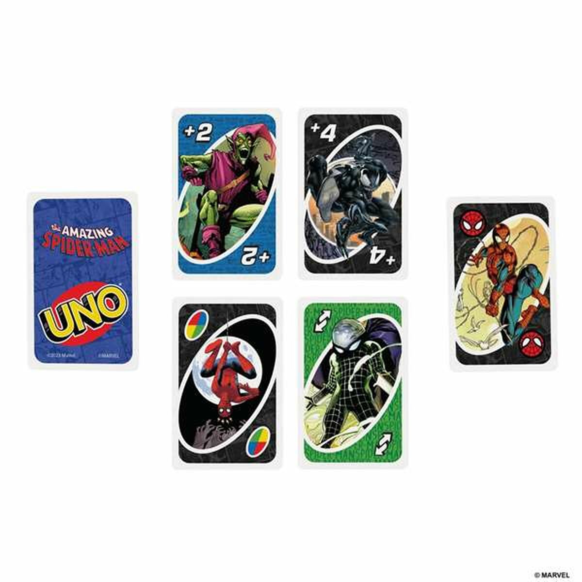 Kortspil Mattel UNO Spiderman