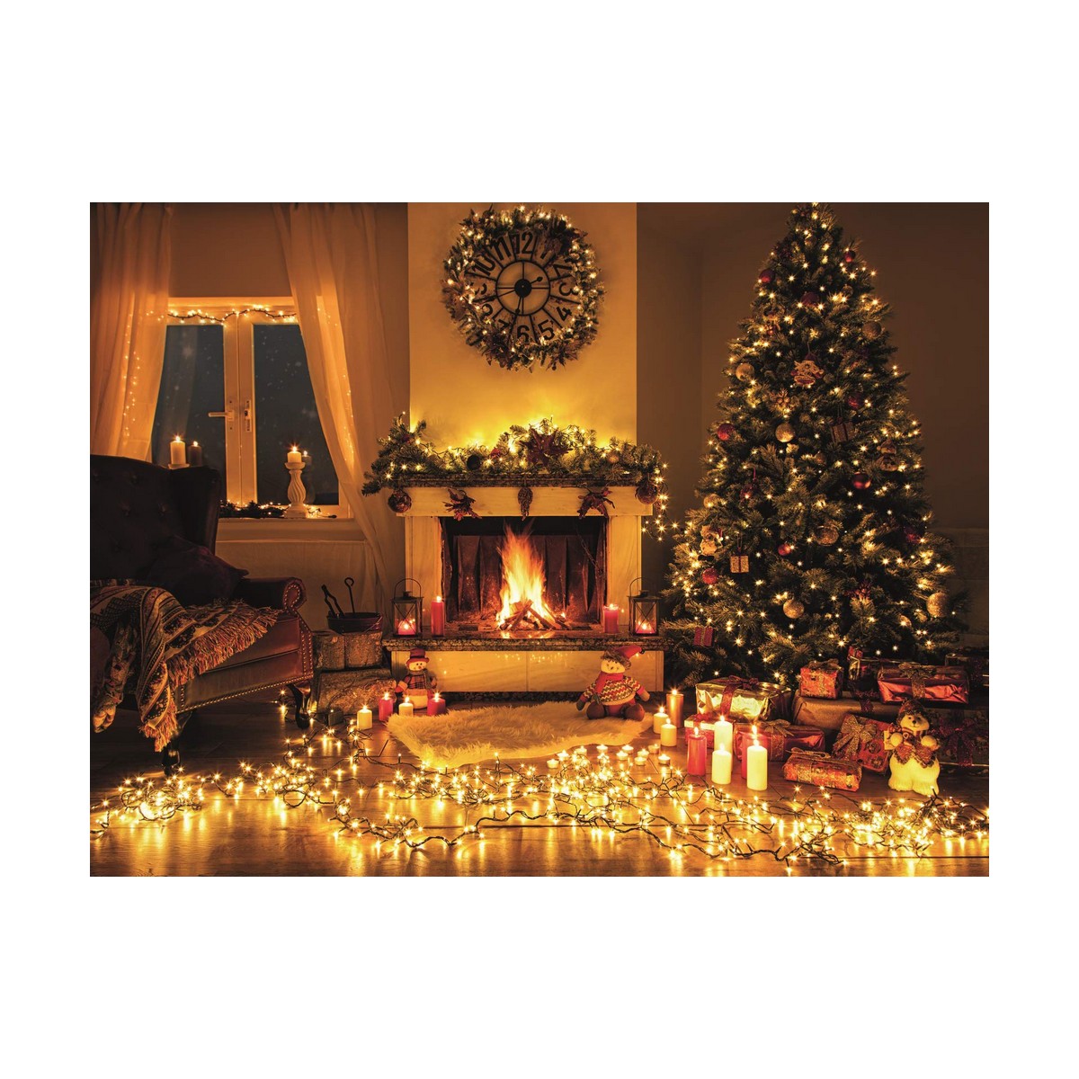 LED-lichtkrans Warm wit 11 m