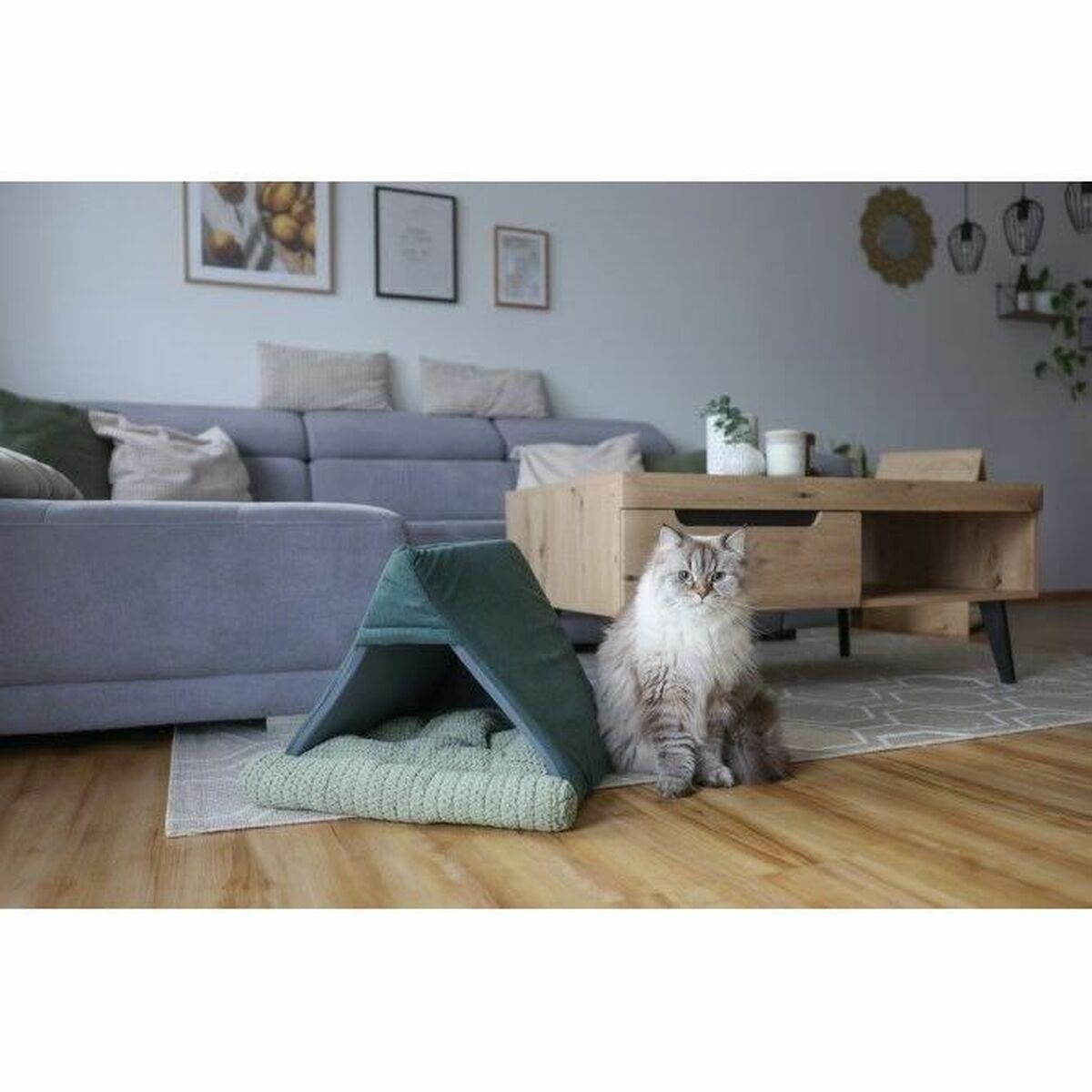 Kattenbed Kerbl Groen