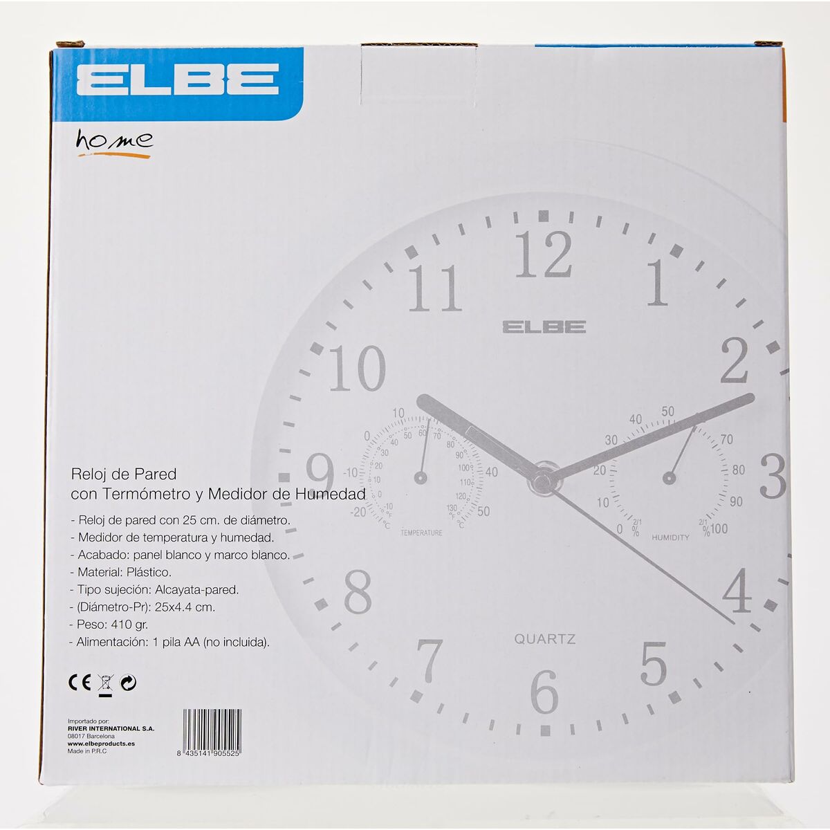 Wekker ELBE RP2005B Wit