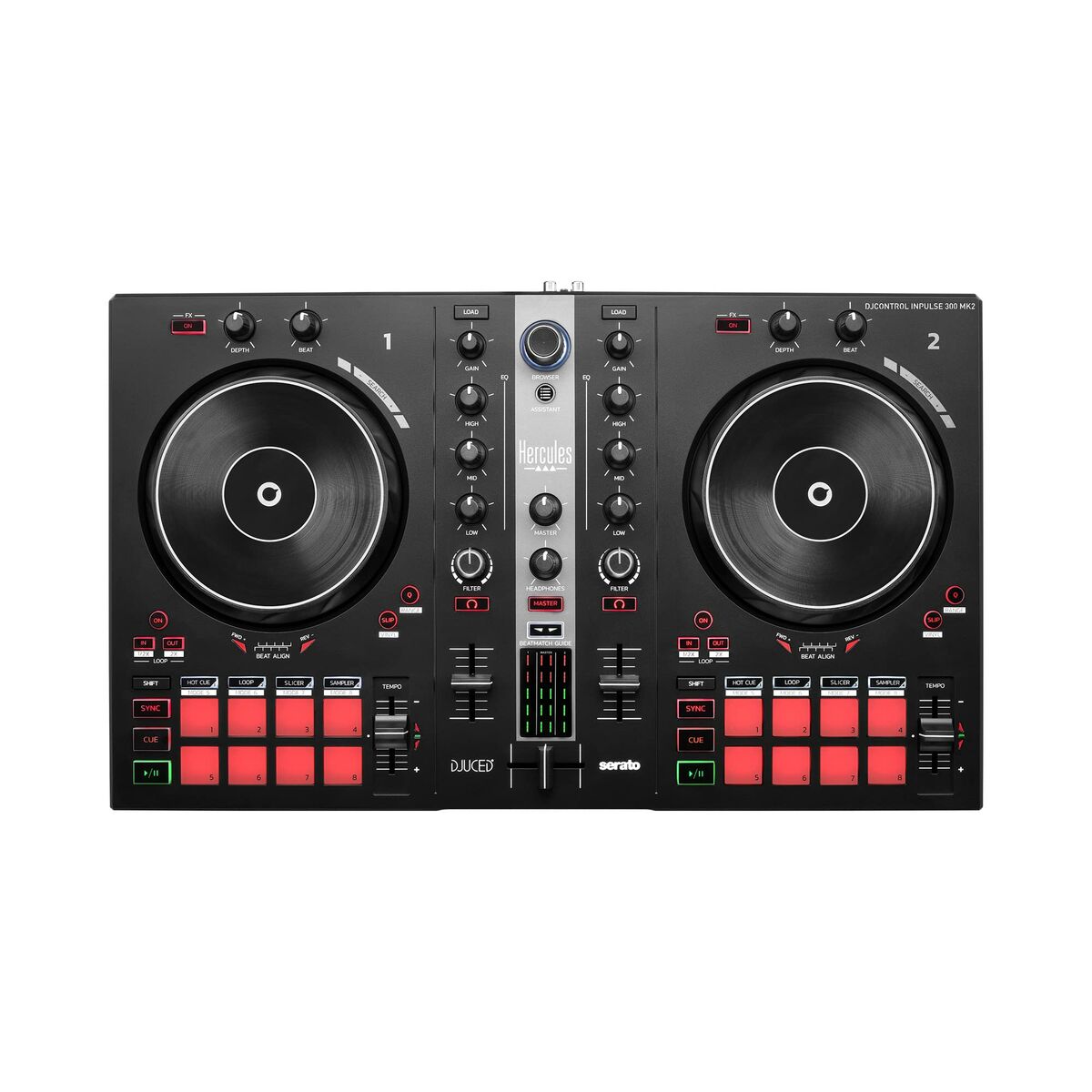Controller DJ Hercules 48 x 48 x 5,2 cm