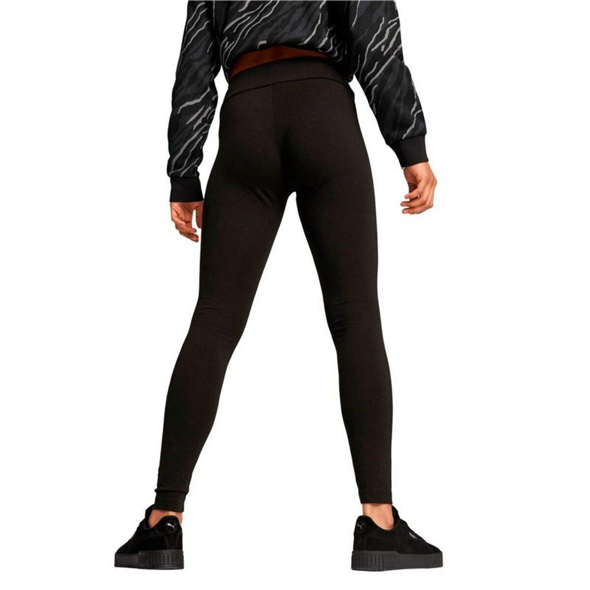 Sport leggins til kvinder Puma Essentials + Script Sort