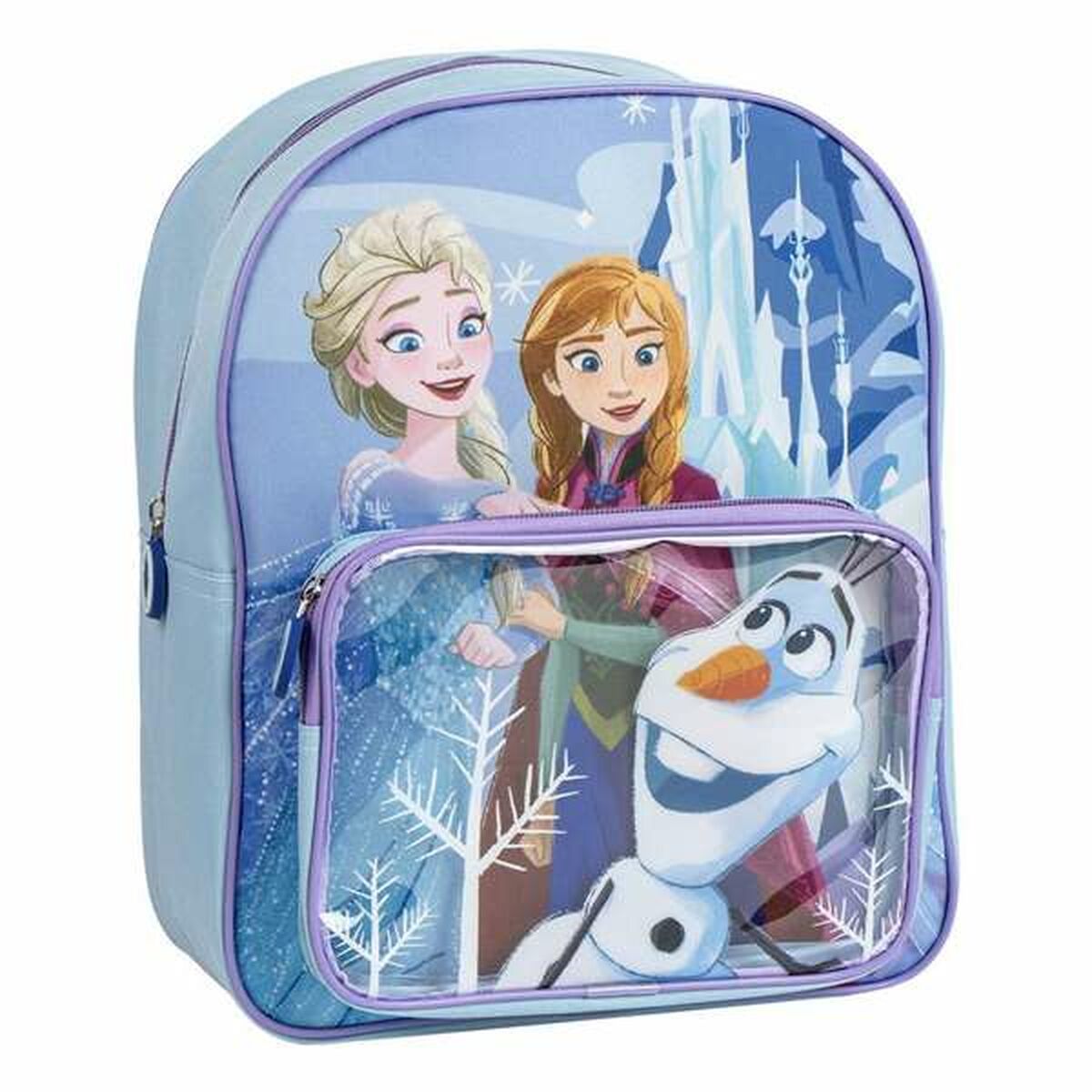 Skoletaske Frozen Blå
