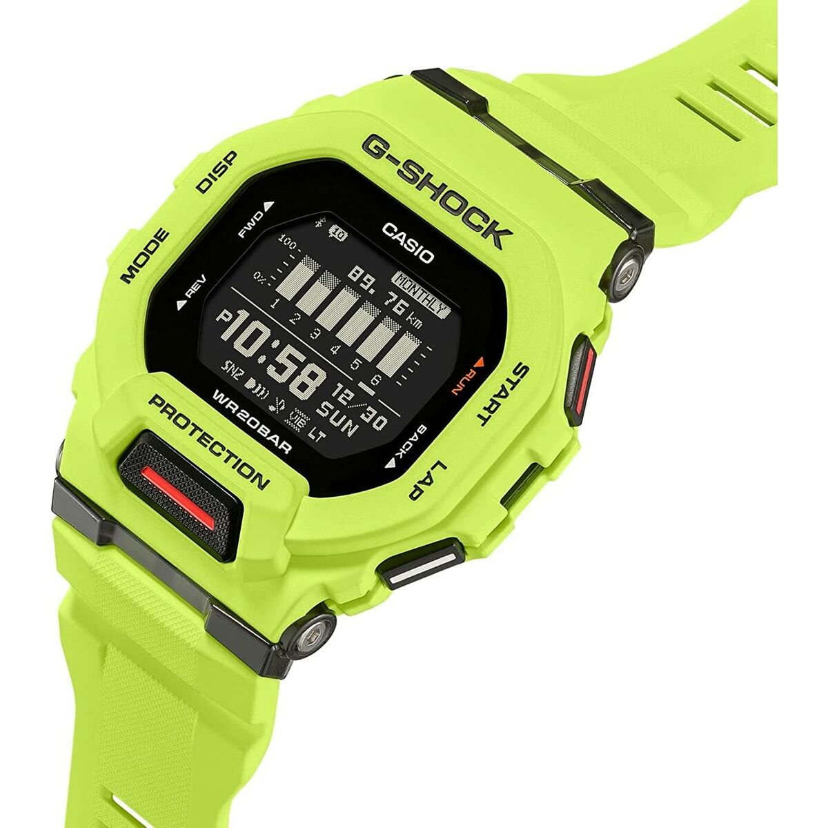 Viedpulkstenis Casio G-SQUAD STEP TRACKER BLUETOOTH® Melns
