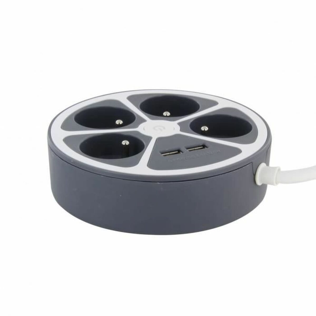 Extensão com 4 tomadas com interruptor Chacon  
