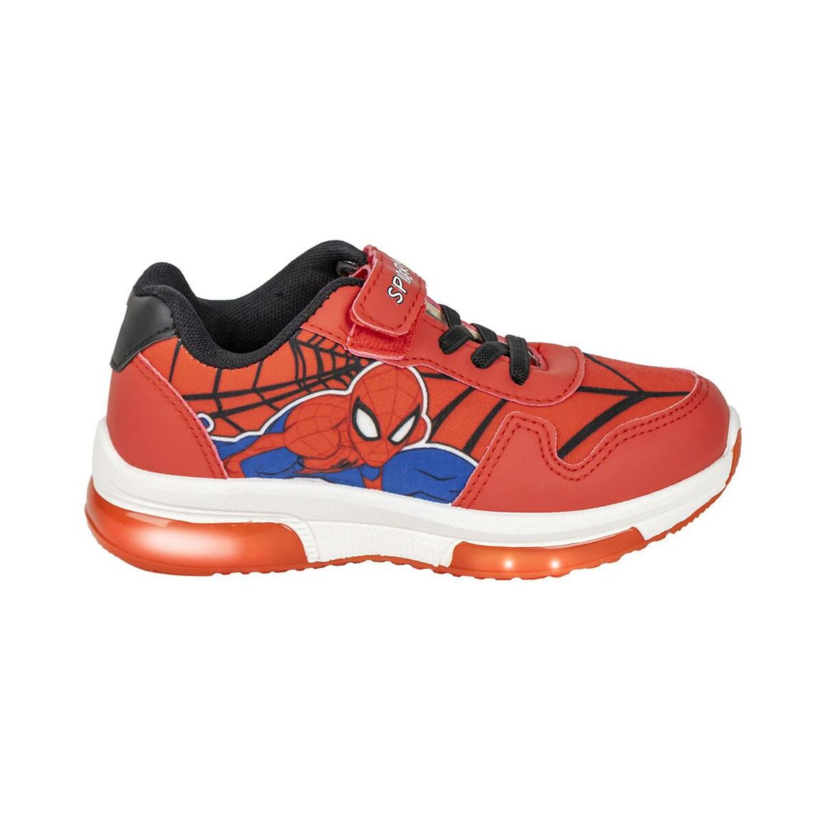 LED joggesko Spider-Man Rød