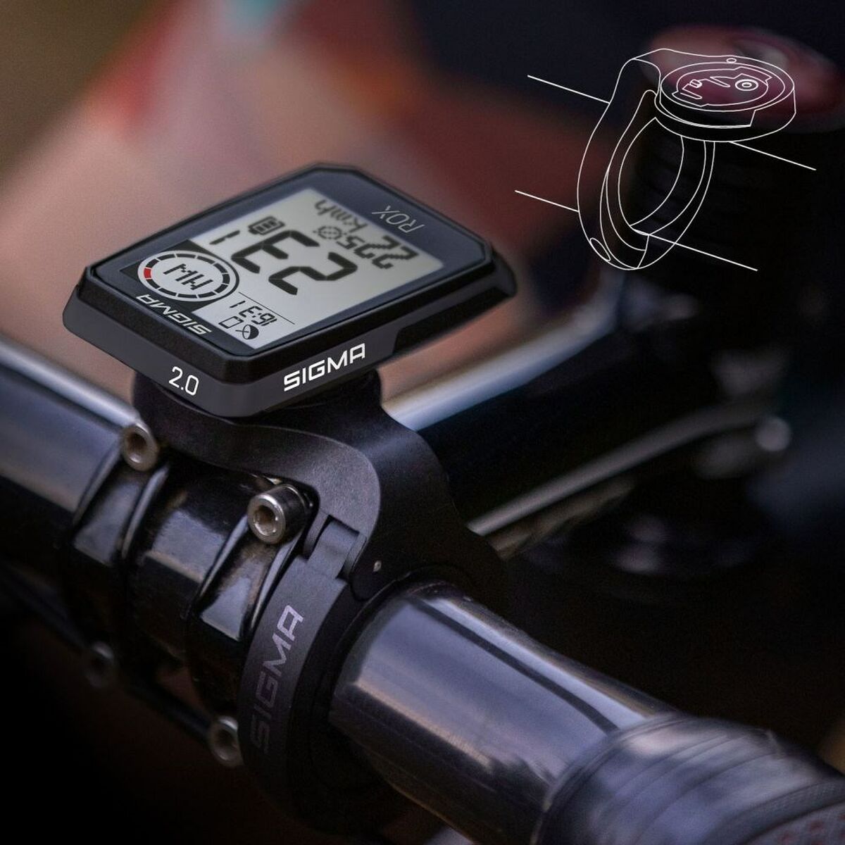 Cyclocomputer Sigma ROX 2.0