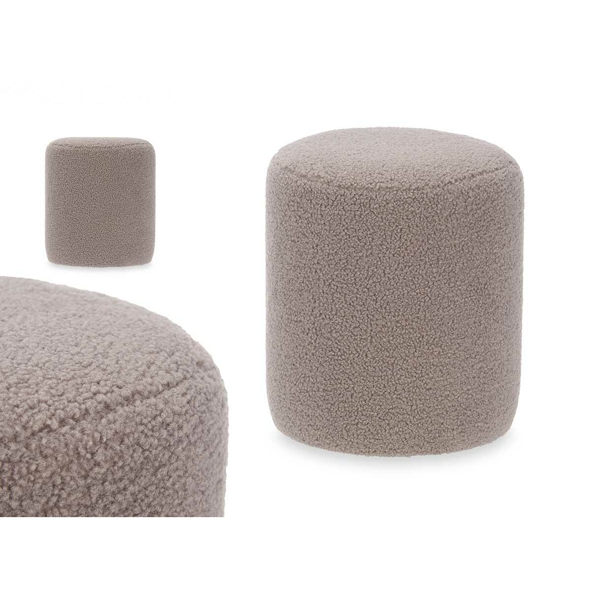 Puff Gift Decor Rjava Blago Les MDF