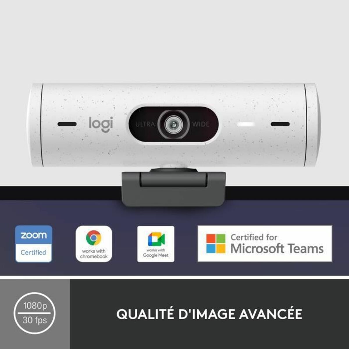 Webkamera Logitech Brio 500 HD Hvit