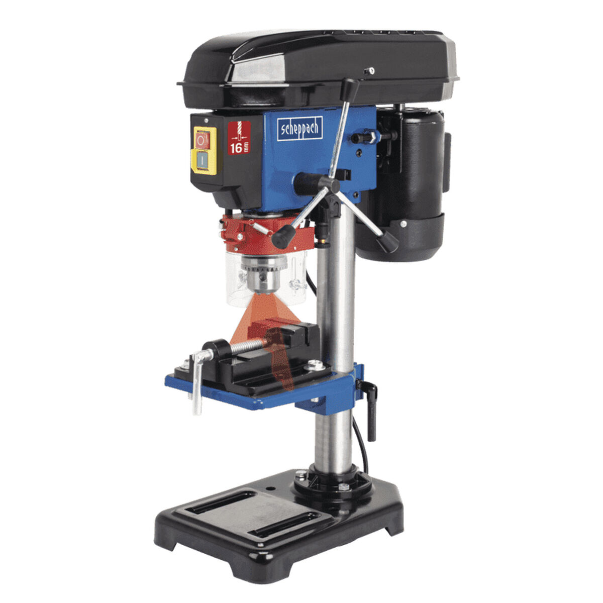 Pelarborrmaskin Scheppach DP16VLS 500 W