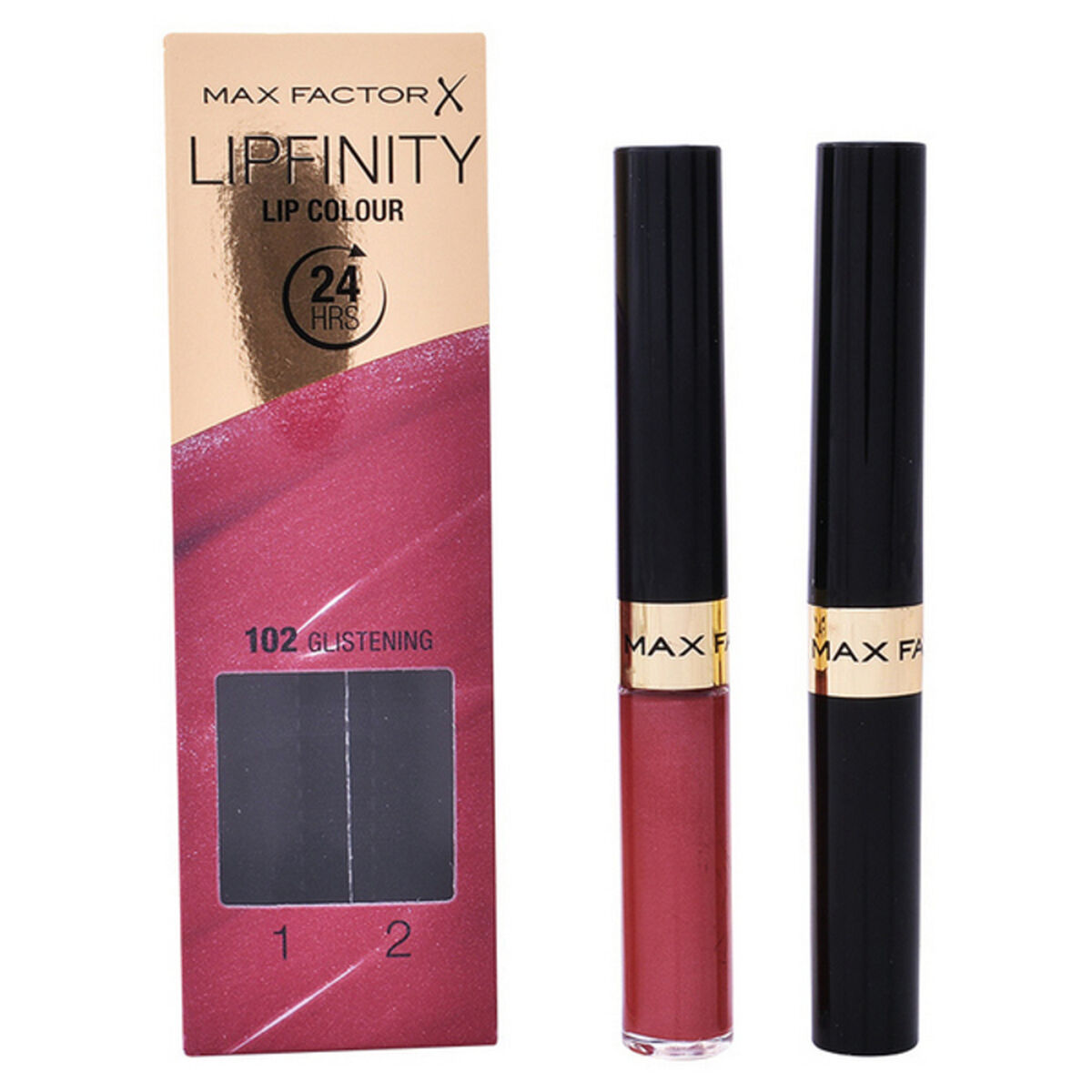 Kosmetisk sett kvinner Lipfinity Max Factor (2 pcs)