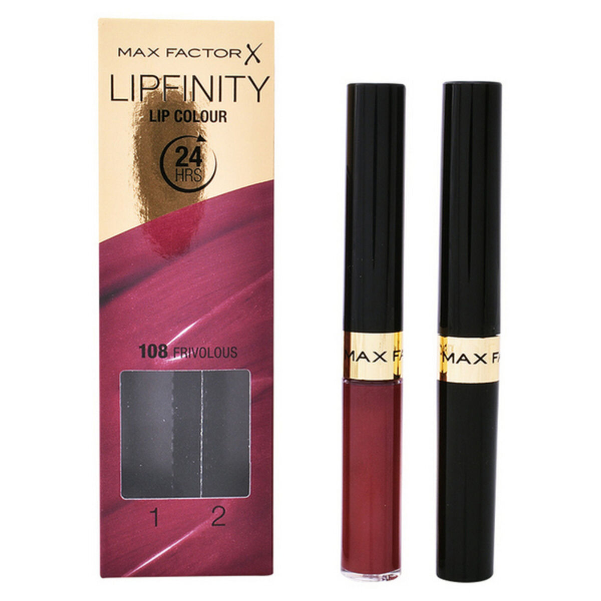 Kosmetisk sett kvinner Lipfinity Max Factor (2 pcs)