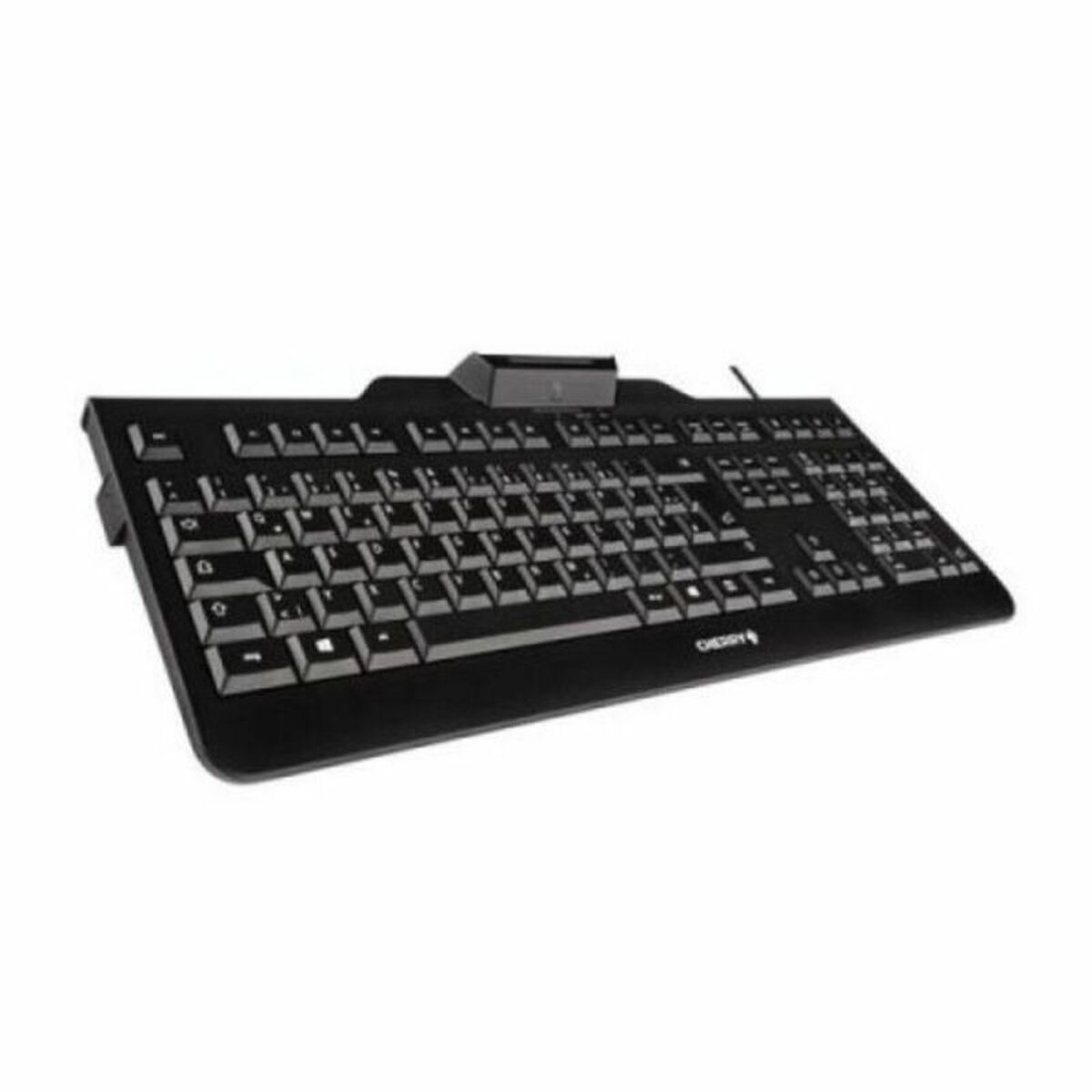 Keyboard with Reader Cherry KC 1000 SC Black QWERTY