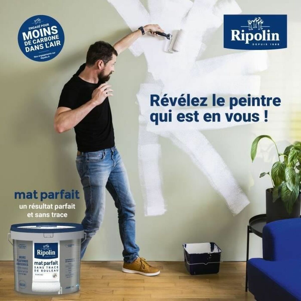 Grondverf Ripolin Wit Mat 2,5 L
