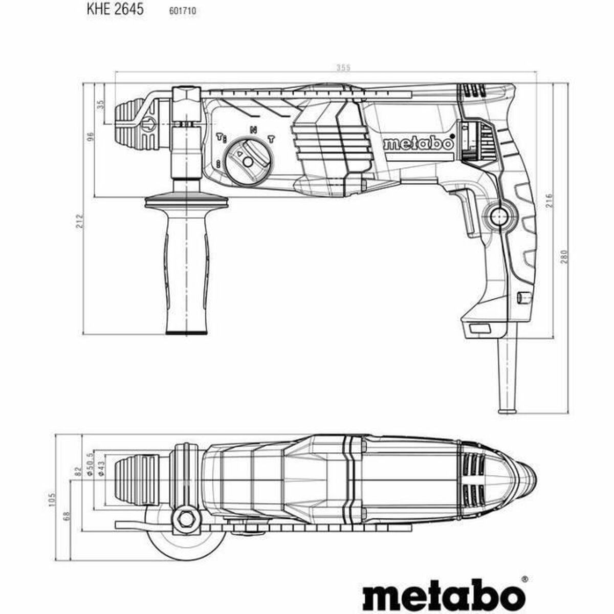 Burghiu perforator Metabo