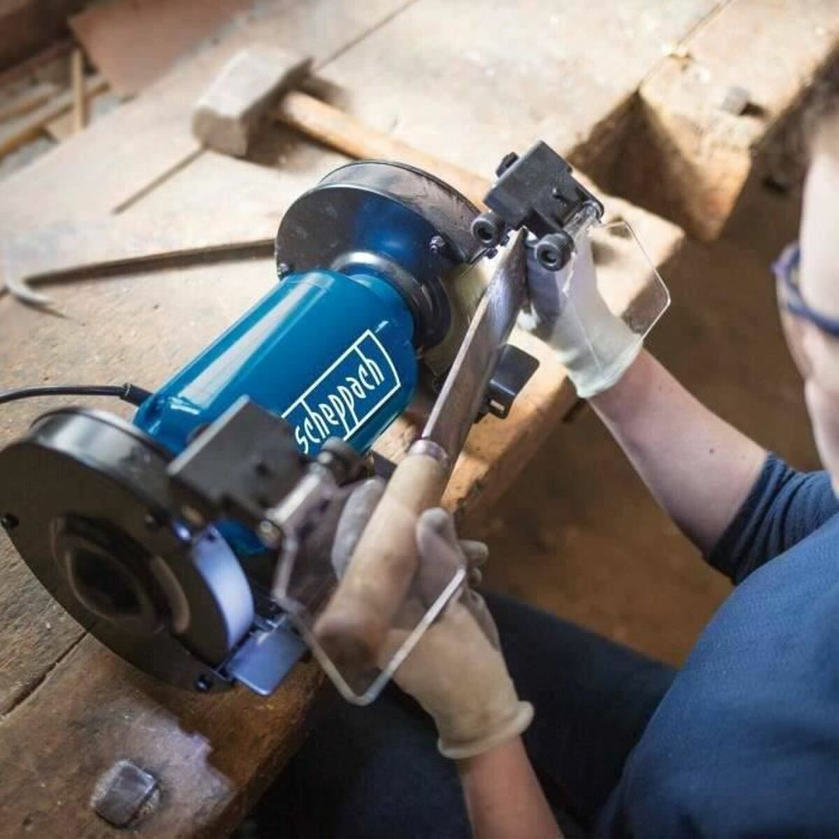 Bænkslibemaskine Scheppach