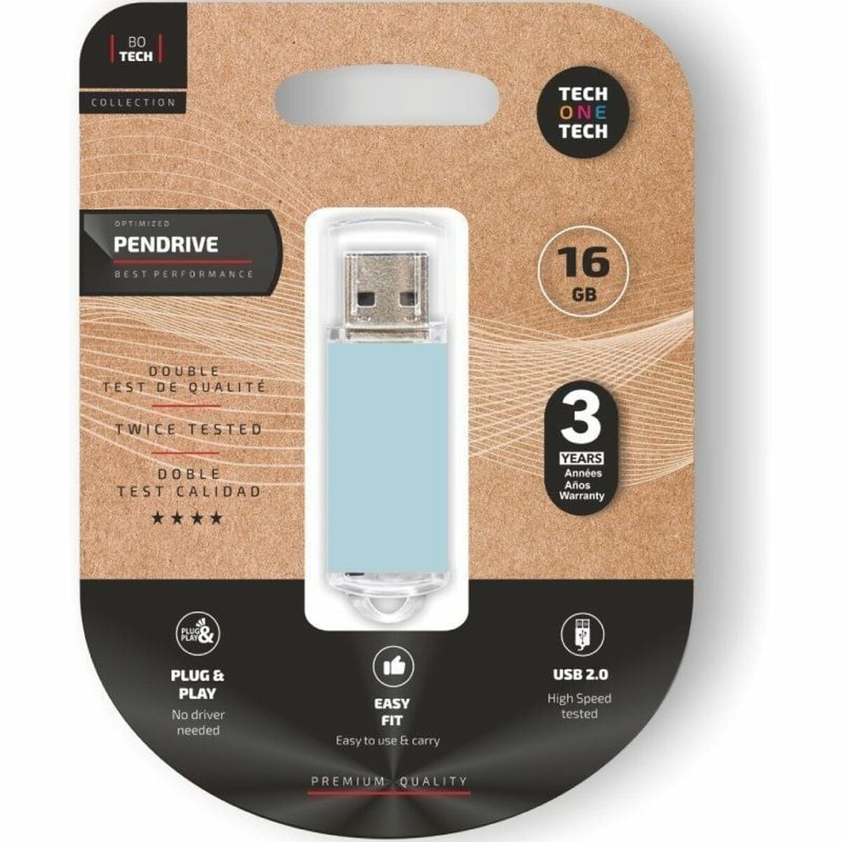 Atmintukas Tech One Tech TEC3010-16 16 GB USB 2.0