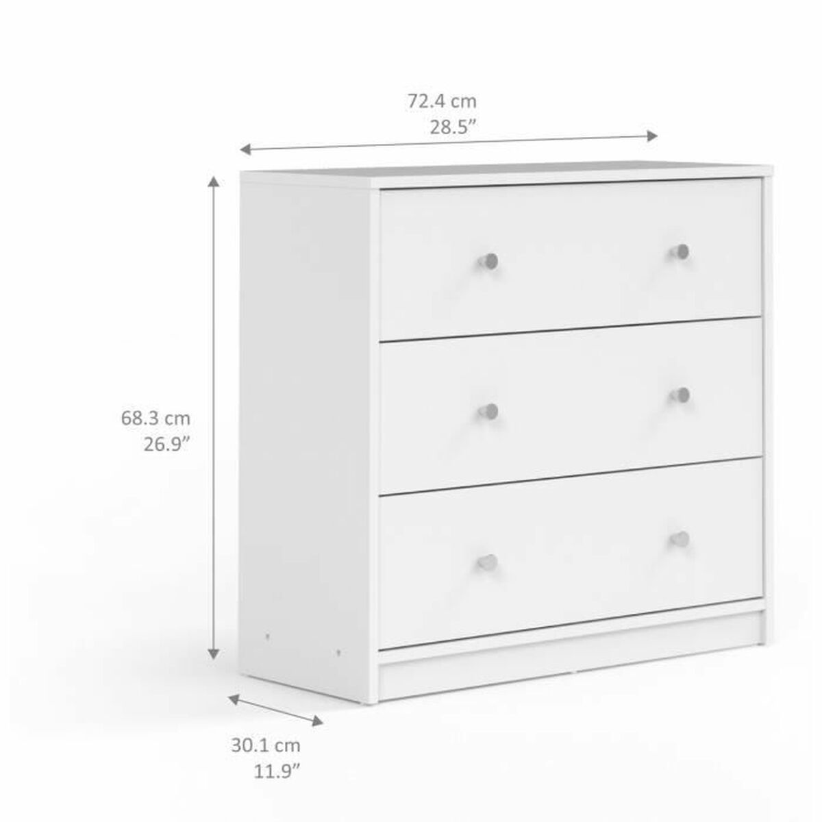 Commode Finlandek TYYLIKÄS Blanc