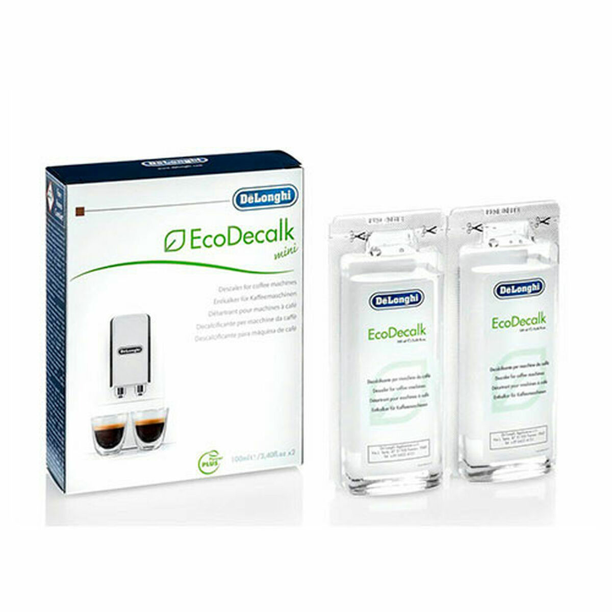 Kalkfjerner DeLonghi EcoDecalk 2x100ml