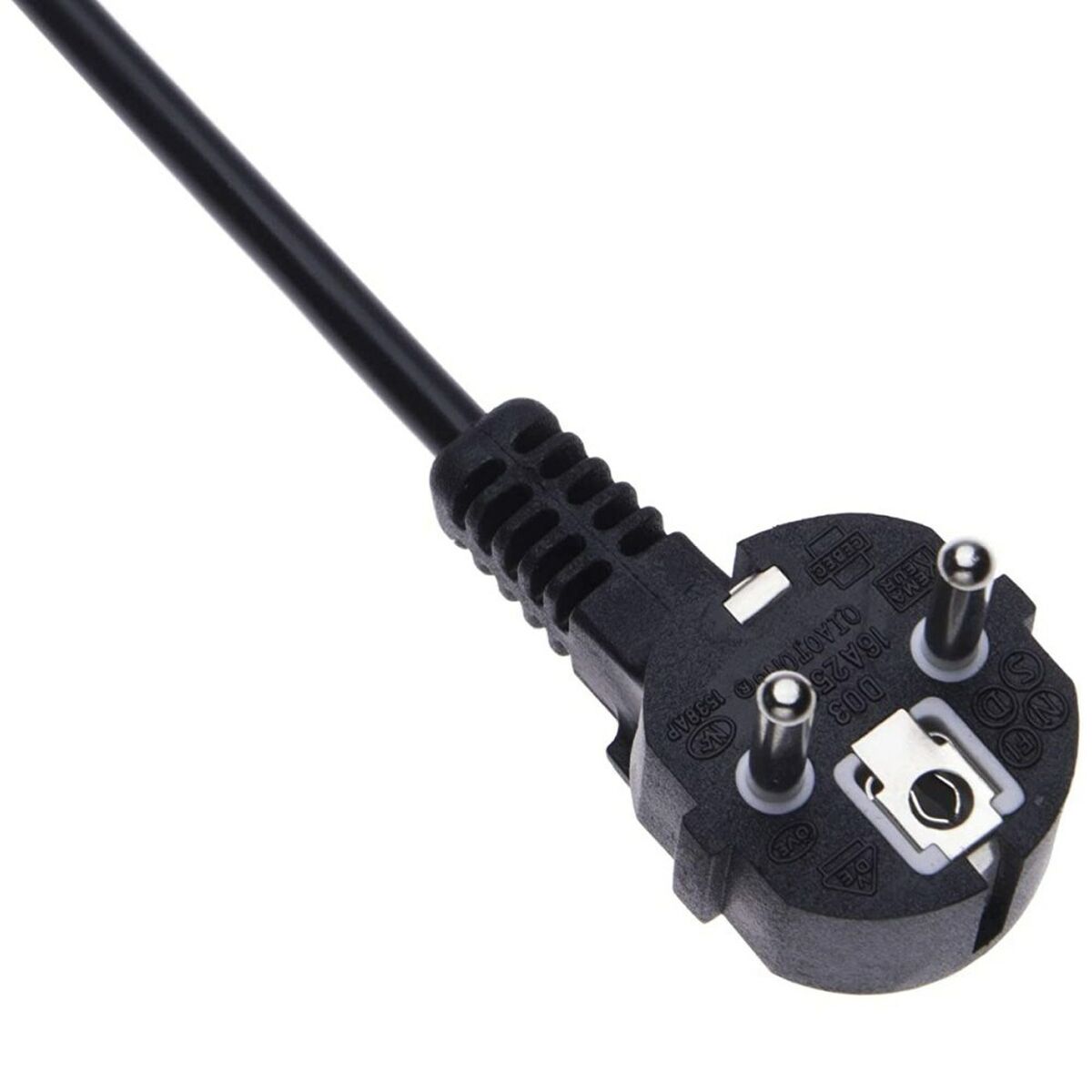 Multipresa 19" 8 Tomas Schuko con On/Off Switch Techly I-CASE STRIP-81UD Nero Rosso 3500 W (3 m)