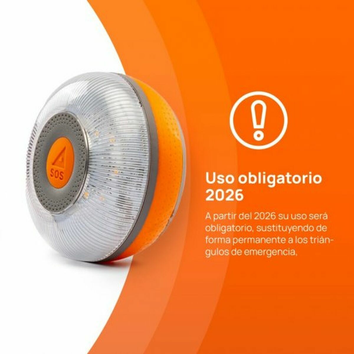 V16 Emergency Beacon connected FlashLed V16