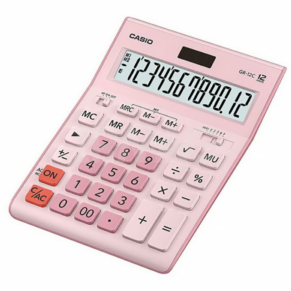 Calculator Casio GR-12C Negru Plastic