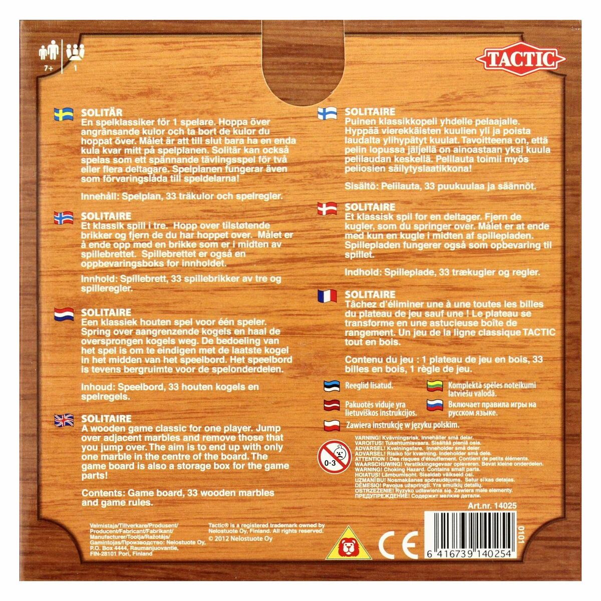 Pasjansa Tactic 14025 Les