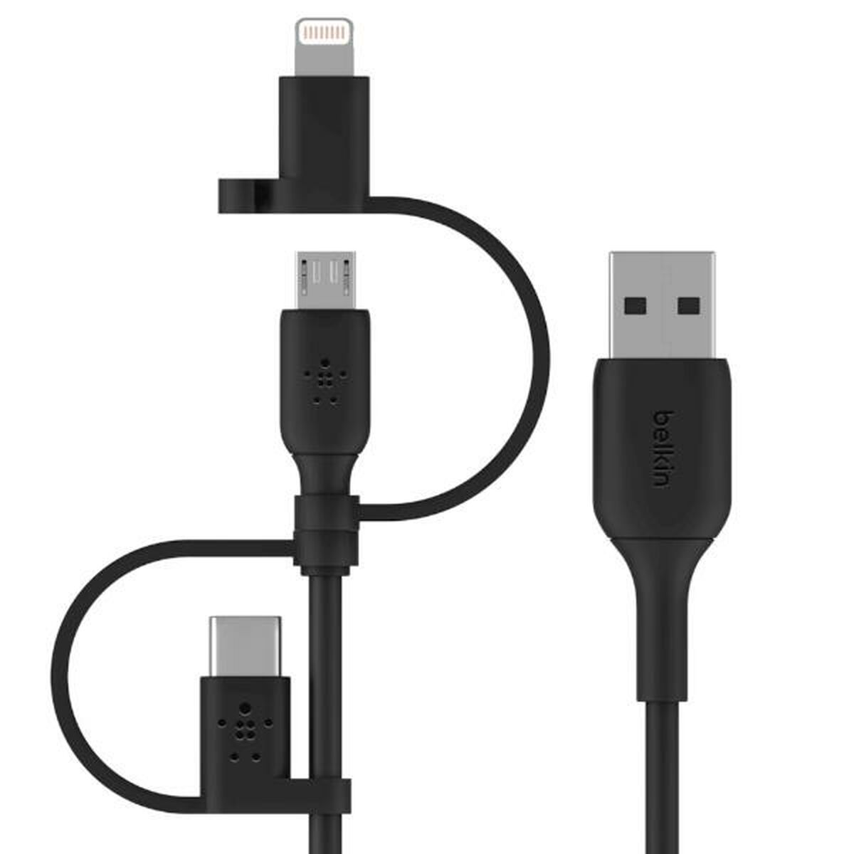 USB Kabelis Belkin Melns 1 m