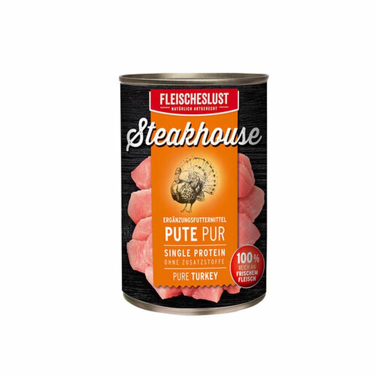 Nassfutter Fleischeslust Pure 800 gr Truthahn