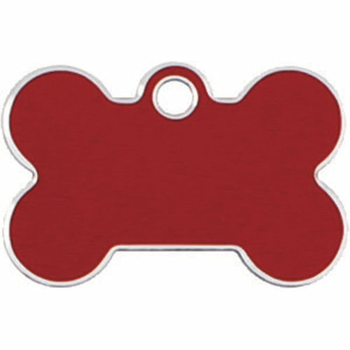 Identification plate for collar Imarc Bone Red