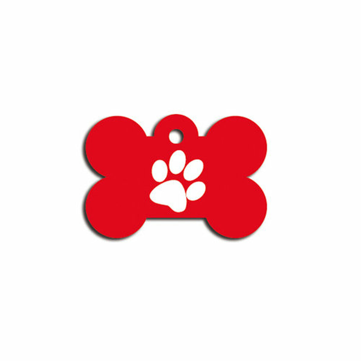 Identification plate for collar Imarc Bone Red