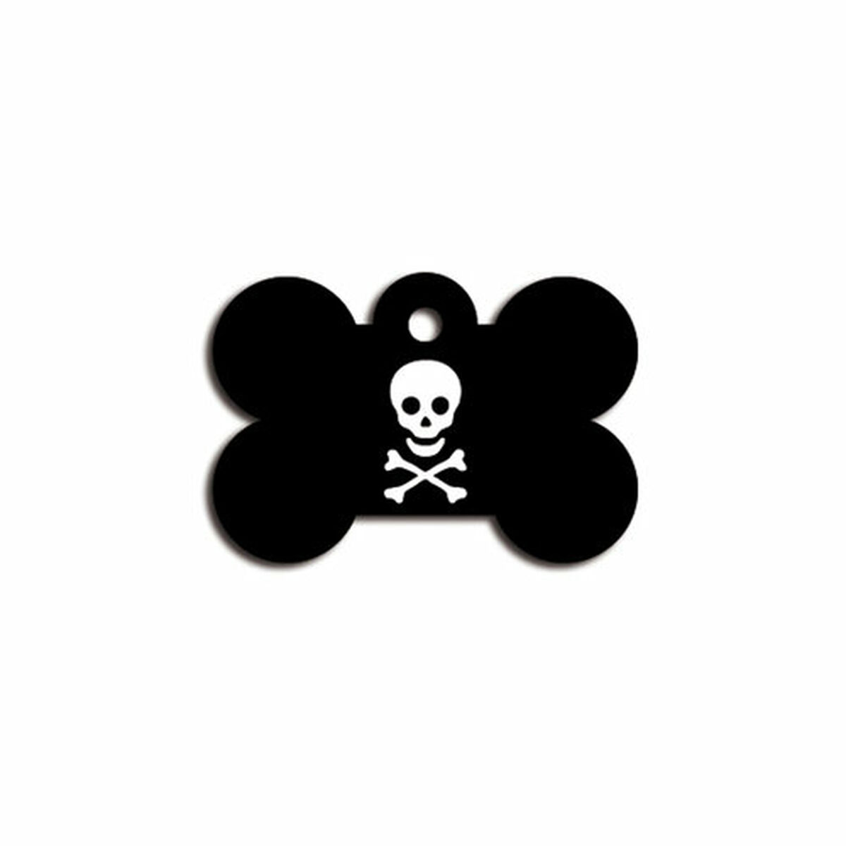 Identifikationsplade til krave Imarc Bone Sort