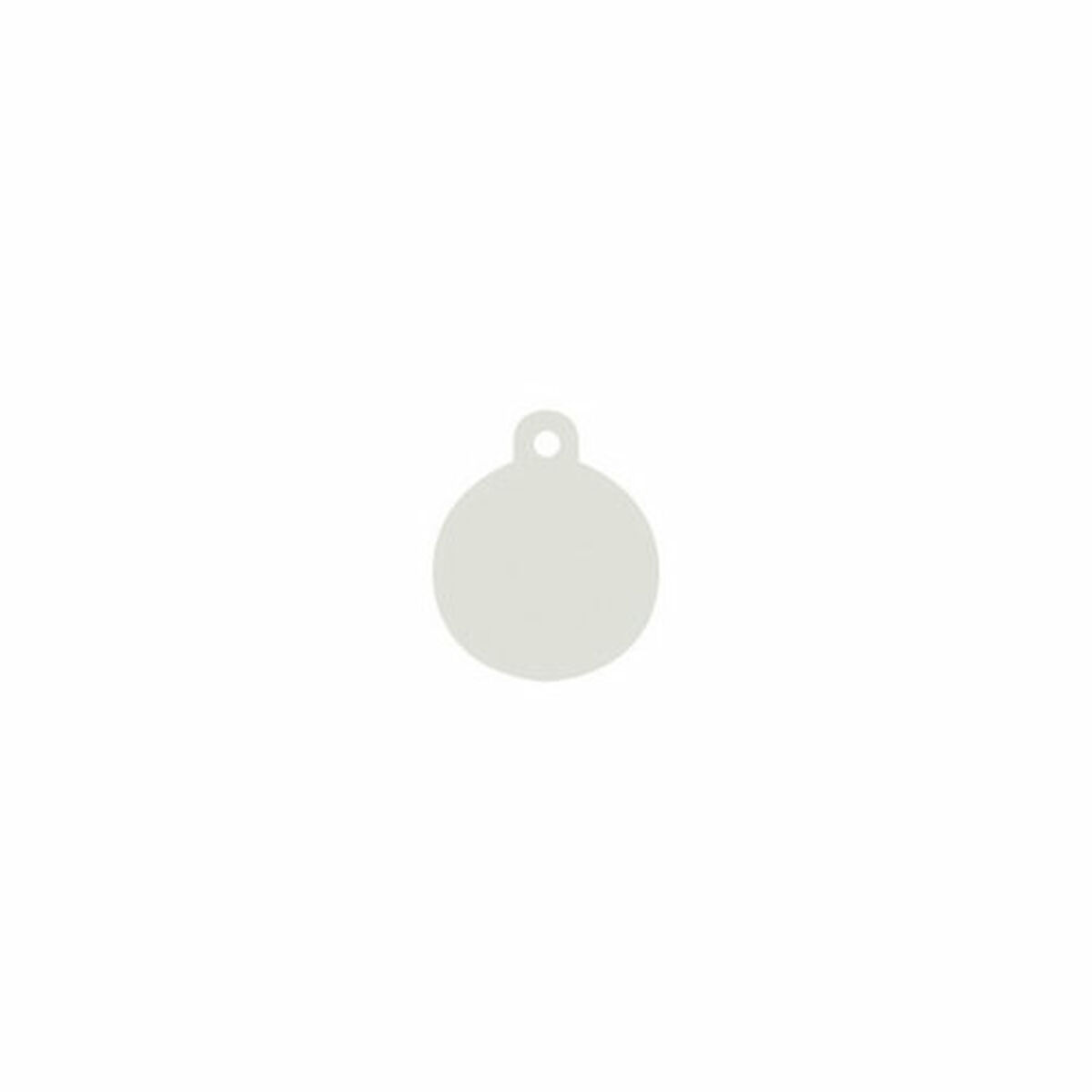 Plaque d'identification pour collier Imarc Circle Blanc
