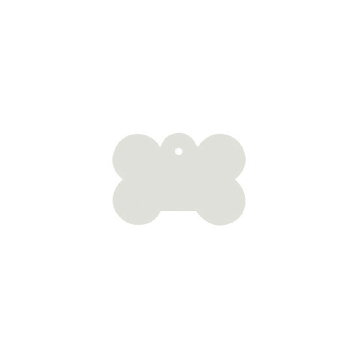 Plaque d'identification pour collier Imarc Bone Blanc