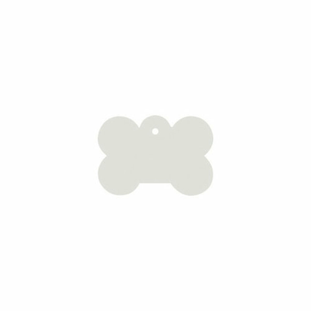Plaque d'identification pour collier Imarc Bone Blanc
