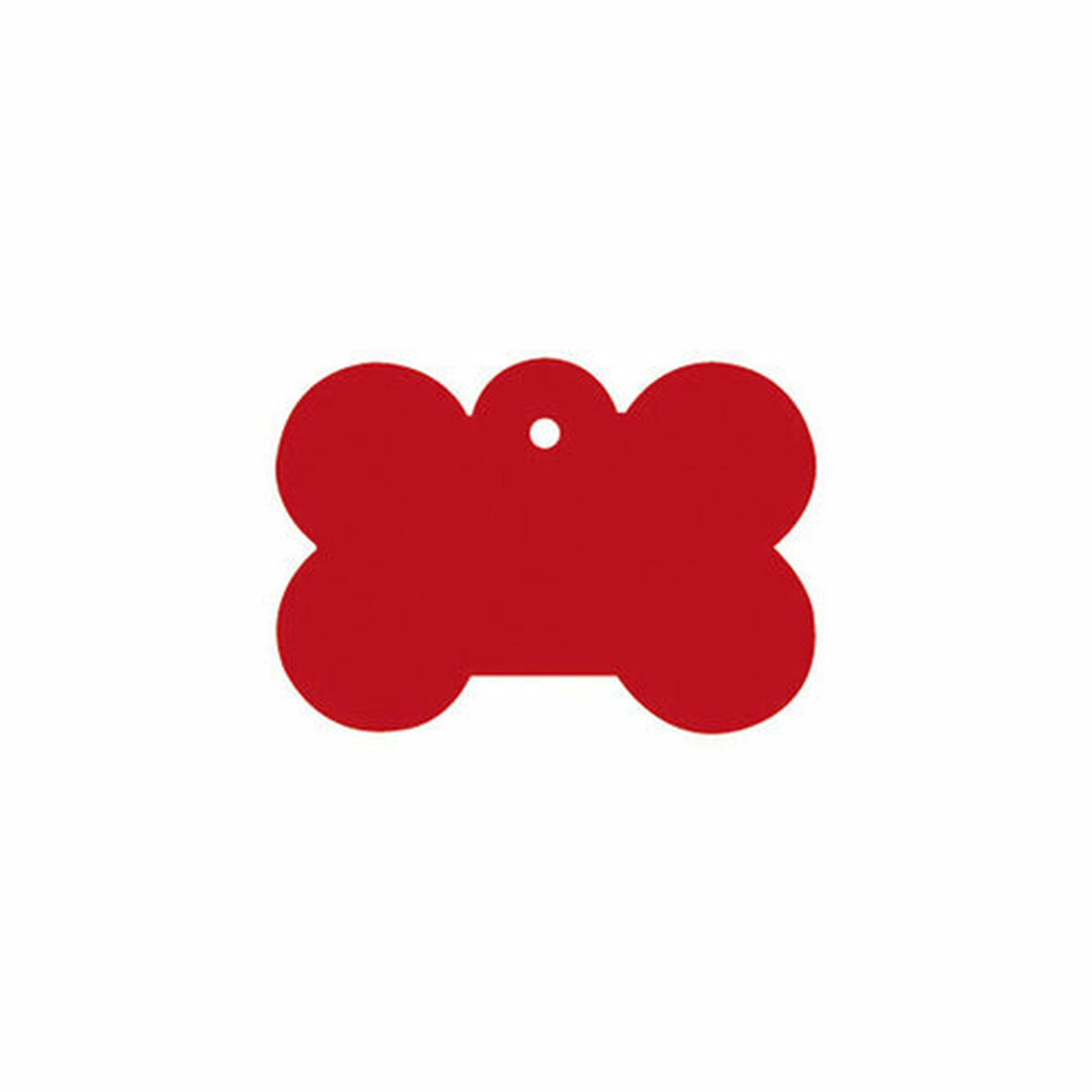 Targhetta per collana Imarc Bone Rosso