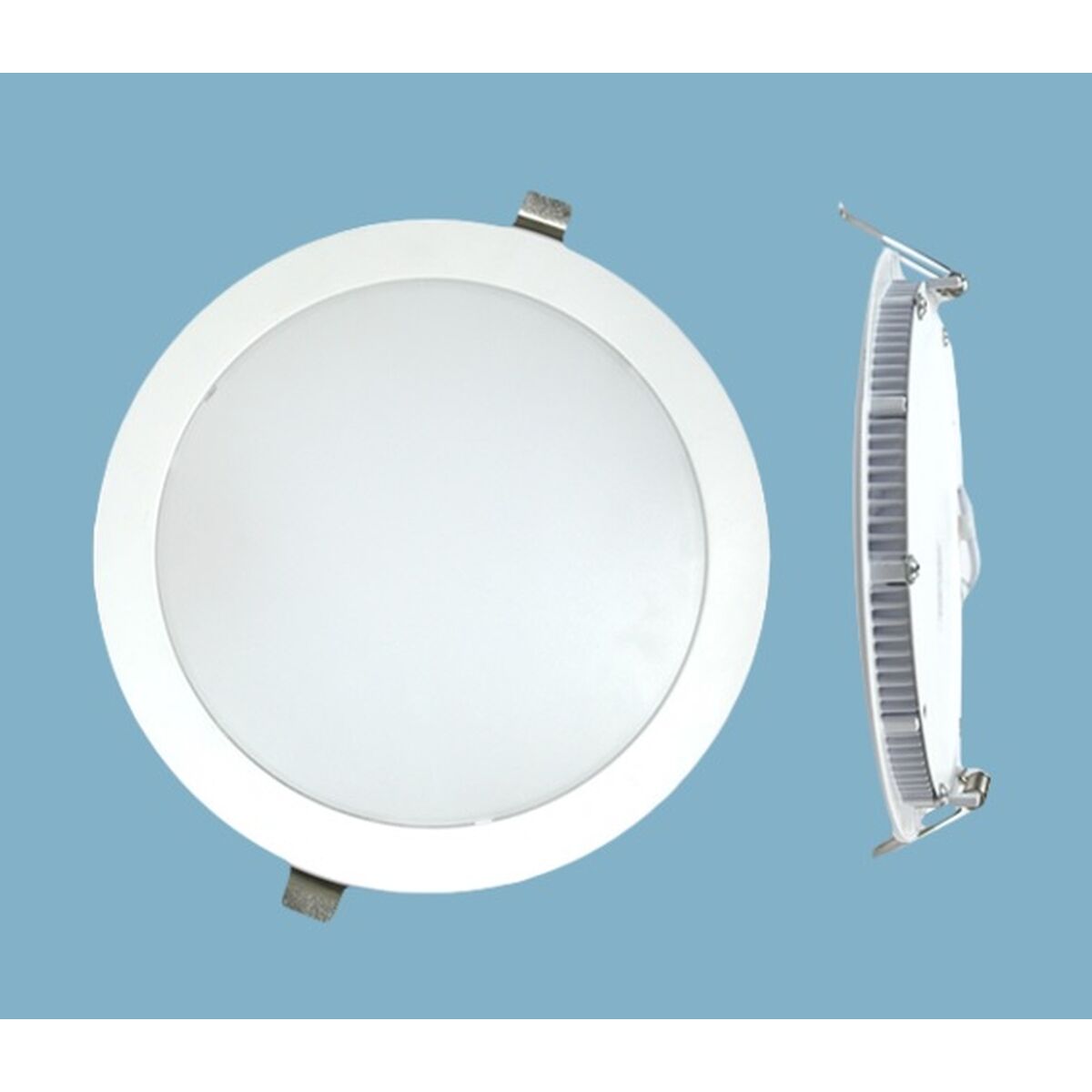 Downlight Silver Electronics 1471860 18W LED Blanco Aluminio