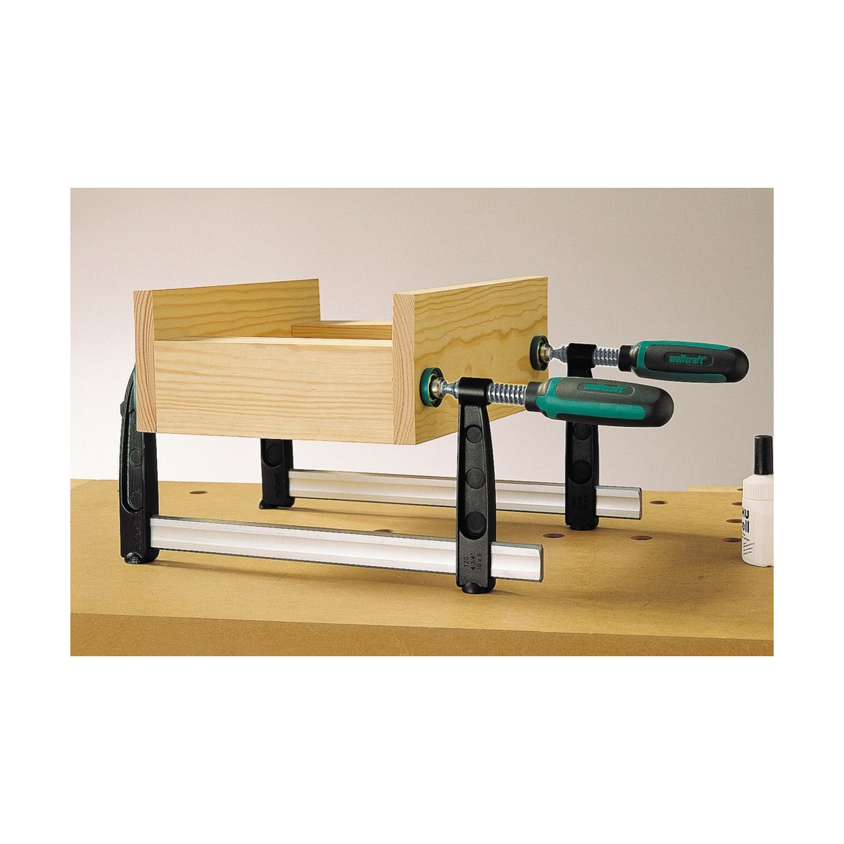 Csavaros őrmester Wolfcraft Acél 30 cm