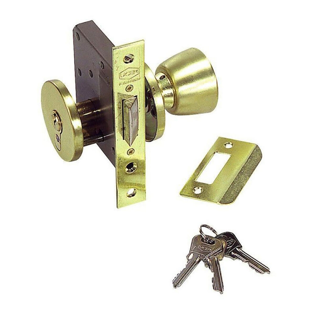 Lock with handle UCEM 03020078 Iron