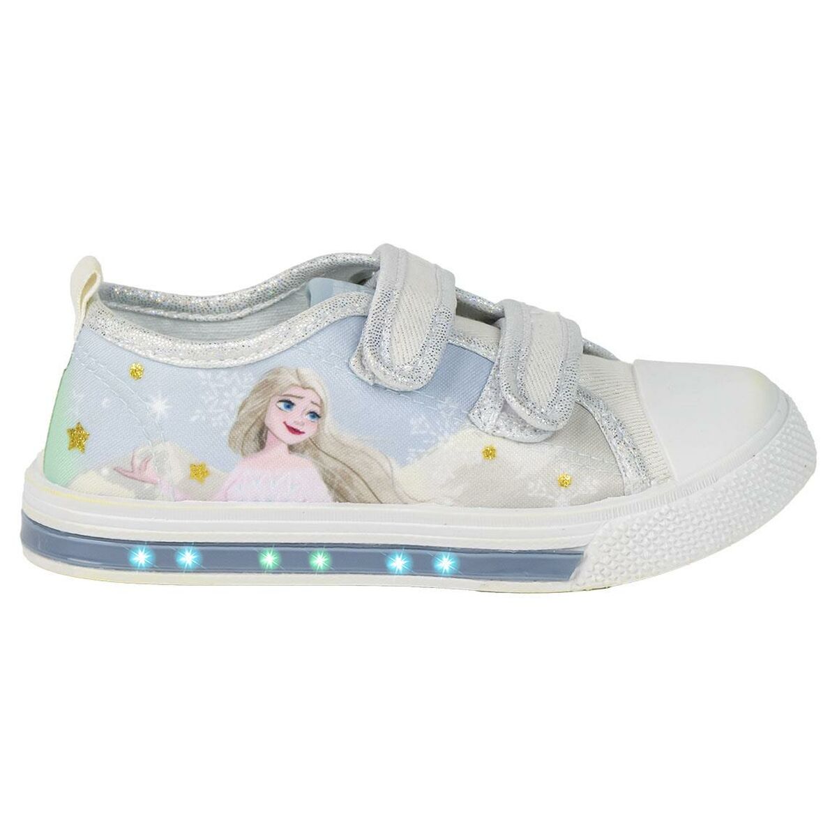 Baskets LED Frozen Bleu clair